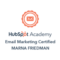 HubSpot Email Marketing Certification - Marna Friedman